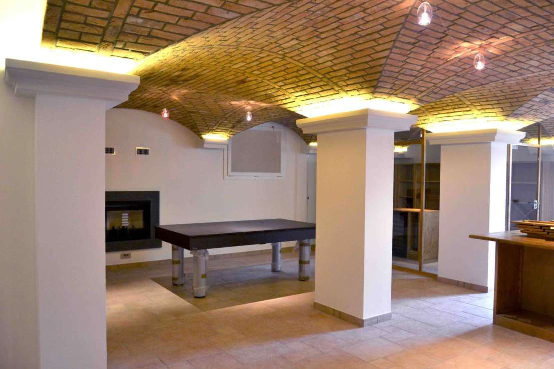 Private wine tasting area