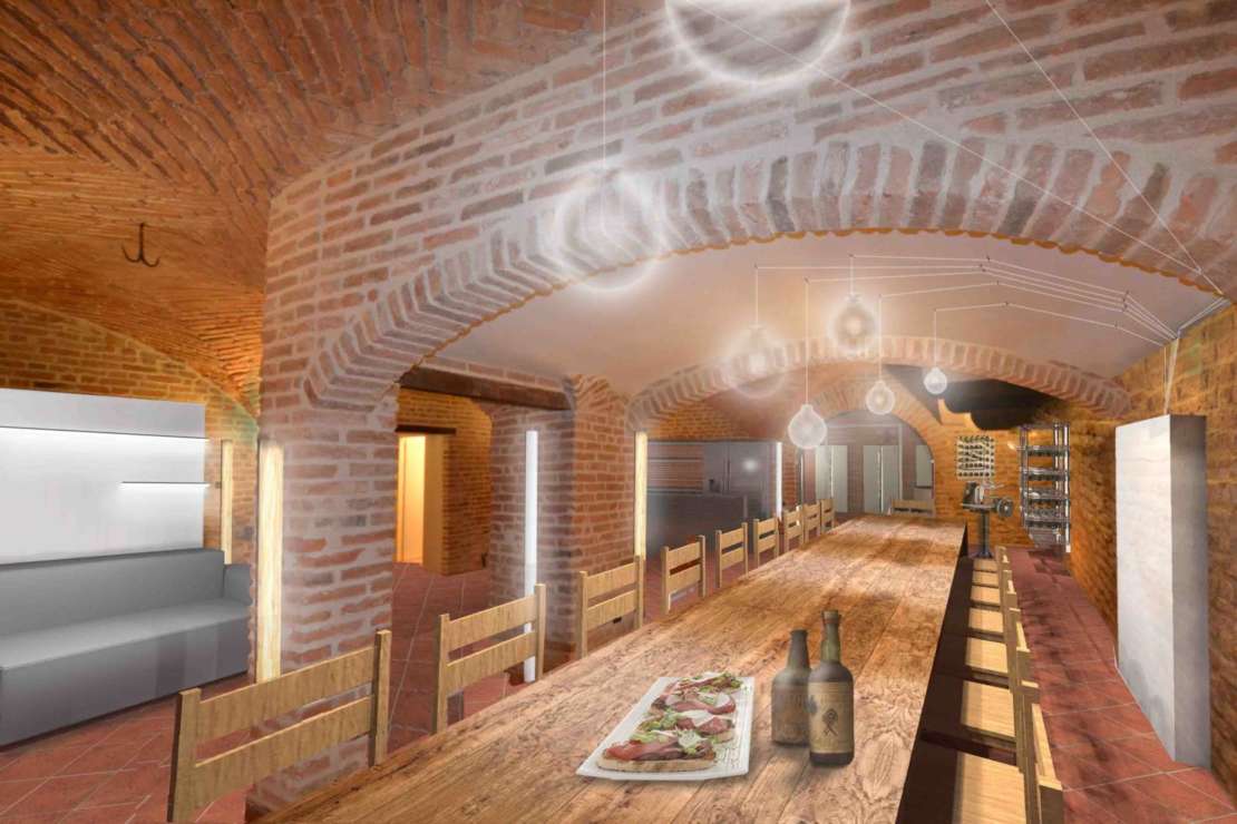 Private wine tasting area